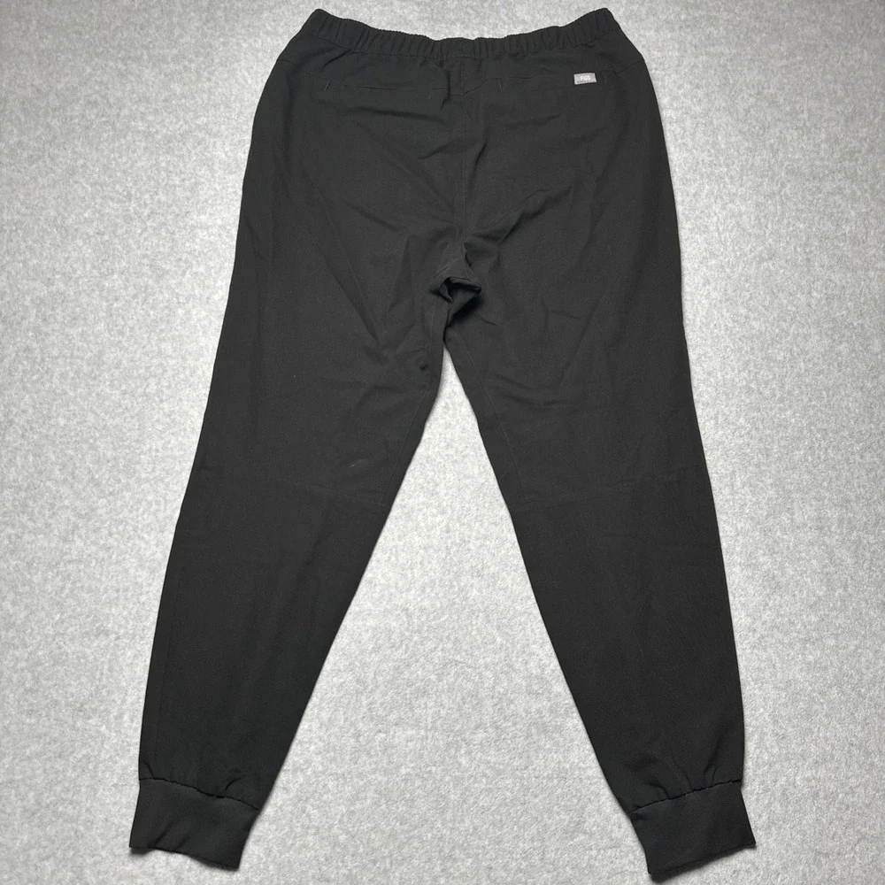 FIGS Tansen Scrub Pants Mens Large Black Technical Collection Jogger Medical